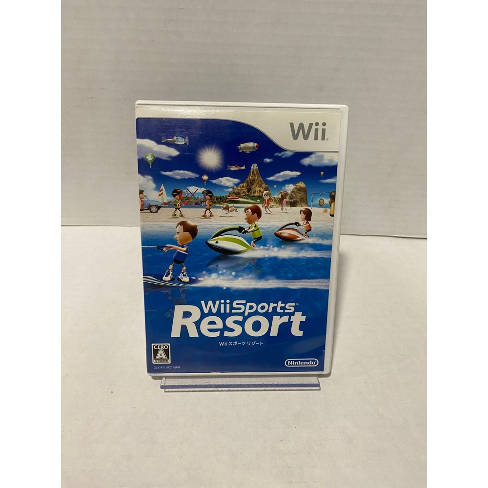 Nintendo Wii Sports Resort Video Game NTSC-J Japan Import Complete Excellent